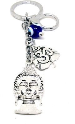 Arkanum ARK 1234 Gautam Buddha Om Evil Eye Eard Off Keyring Key Chain
