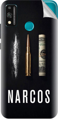 Snooky Honor 9X Lite Mobile Skin(Black)