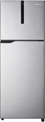 Panasonic 336 L Frost Free Double Door 3 Star Refrigerator  (Grey, NR-BG343VGG3)