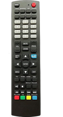 LipiWorld LED LCD Smart TV Compatible for  Reconnect Remote Controller(Black)