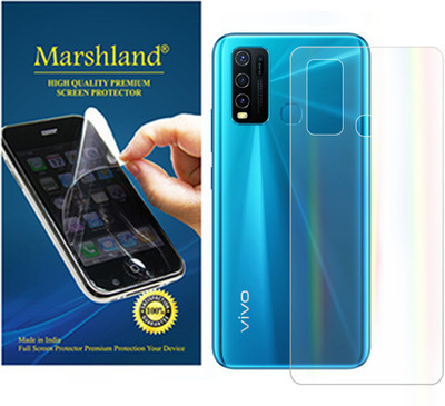 MARSHLAND Back Screen Guard for Vivo Y30Rainbow effect�(Pack of 1)