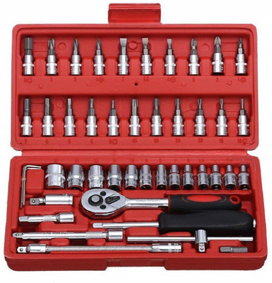 DADVAENTERPRISE 46 in 1 Pcs Tool Kit Socket Set(Pack of 1)