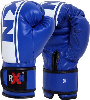 RXN Pro Charlie Boxing Gloves Boxing Gloves(Blue)