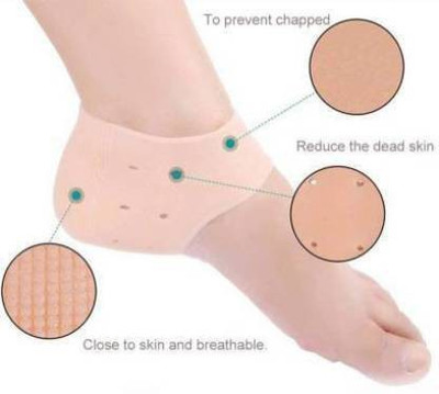 belmang ANTI HEEL SOCKS-PP Heel Support (Beige) Heel Support