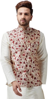 kaifoo Full Sleeve Floral Print Men Jacket