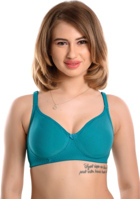 Viral Girl Women T-Shirt Non Padded Bra(Light Green)