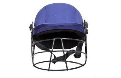 SHAH BROTHERS Baby Cricket Helmet With 1 Spare Grill Cricket Helmet(Blue)