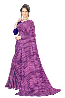 Yuvangi Fab Printed Bollywood Net, Jacquard Saree(Pink)