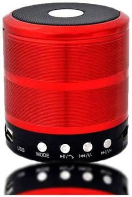 Worricow Splashproof Bluetooth AUX USB FM Redio WS-887 5 W Bluetooth Speaker(Multicolor, Stereo Channel)