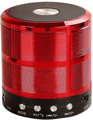 PRONOVA WS-887 SOUND BOX WIRELESS PORTABLE TF-CARD SUPPORTED BLUETOOTH SPEAKER 5 W Bluetooth Speaker(Red, Stereo Channel)
