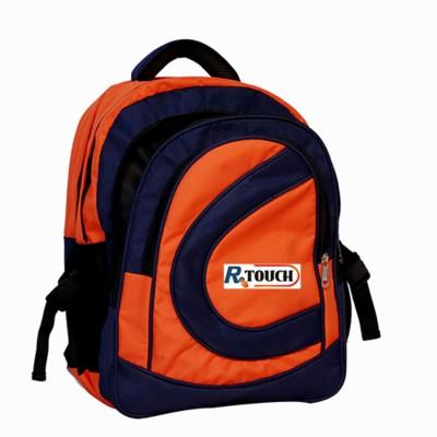 R Touch Bagpack for men's and women's capacity 40 L Laptop Backpack(Orange, Blue)