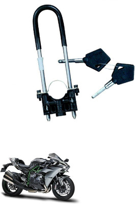 Pubshre Bike Front Shocker Lock Wheel Lock wheel Lock 676 Wheel Lock(Black)