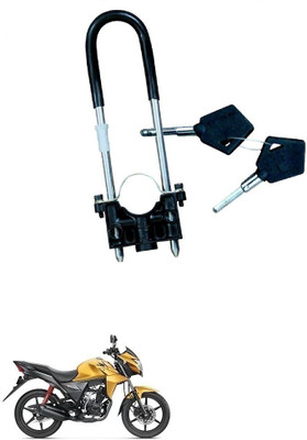 Pubshre Bike Front Shocker Lock Wheel Lock wheel Lock 735 Wheel Lock(Black)