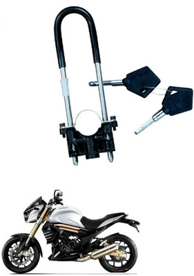 Pubshre Bike Front Shocker Lock Wheel Lock wheel Lock 688 Wheel Lock(Black)