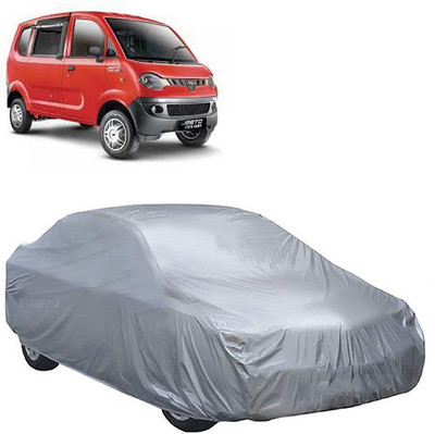 QualityBeast Car Cover For Mahindra Jeeto (Without Mirror Pockets)(Silver)
