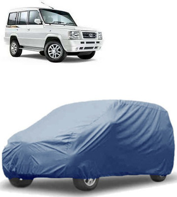 MotohunK Car Cover For Tata Sumo Gold (Without Mirror Pockets)(Blue)