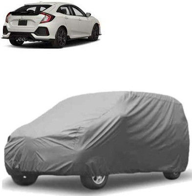 MotohunK Car Cover For Honda Civic (Without Mirror Pockets)(Grey)