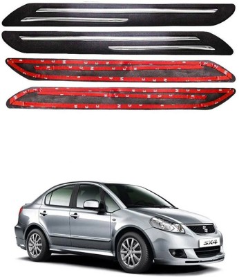 Oshotto Plastic Car Bumper Guard(Black, Pack of 4, Maruti, SX4)