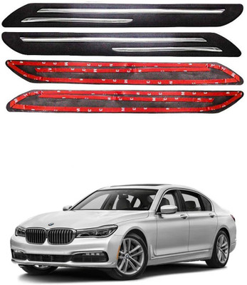 Oshotto Plastic Car Bumper Guard(Black, Pack of 4, BMW, 7 Series)
