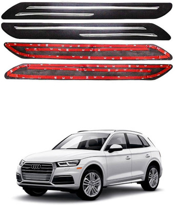 Oshotto Plastic Car Bumper Guard(Black, Pack of 4, Audi, Q5)