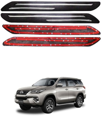 Oshotto Plastic Car Bumper Guard(Black, Pack of 4, Toyota, Fortuner)