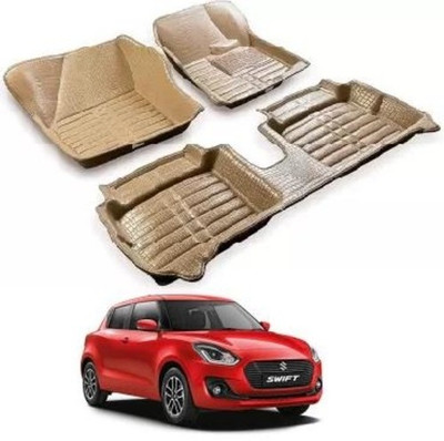 arneja trading company Plastic 5D Mat For  Maruti Suzuki New Swift(Beige)