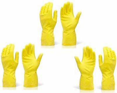ksquares Wet and Dry Glove Set(Free Size Pack of 3)