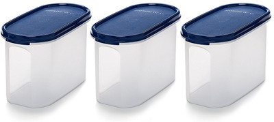 Signoraware Plastic Utility Container  - 1.1 ml(Pack of 3, Blue, White)