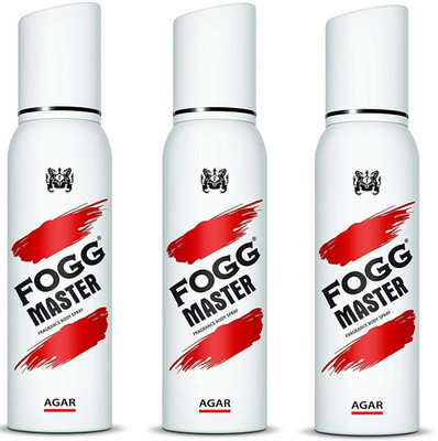 FOGG AGAR PACK OF 3 Body Spray  -  For Men(120 ml, Pack of 3)