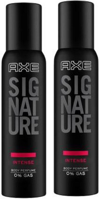 AXE Signature Intense Perfume Body Spray 122ml pack of 2 Deodorant Spray  -  For Men & Women(244 ml, Pack of 2)