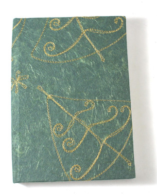 Camlon Exports Handmade A5 Diary Unruled 96 Pages(Dark Green)