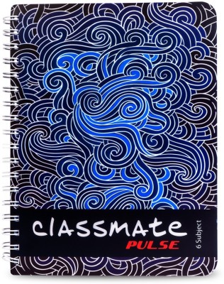 Classmate Pulse Book-size Notebook Unruled 300 Pages(Multicolor)
