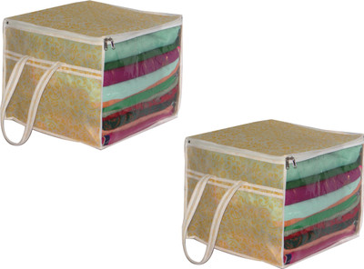 Ankit International AI_Yellow Box_02 Saree Cover AI_Yellow Box_02(Yellow)
