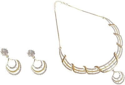 HETPRIT Brass Gold-plated Gold Jewellery Set(Pack of 1)