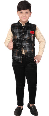 PRO ETHIC Boys Party(Festive) Shirt Jeans(BEIGE)