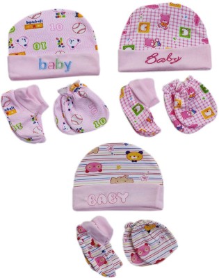 Squnib Baby Boys & Baby Girls Casual Cap Bootie, Mitten(Pink)