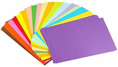 SHARMA BUSINESS Origami Craft Paper Set of 100 Each 10 Color Sheets 90 GSM Paper Unruled 15 Cm 90 gsm Origami Paper(Set of 1, Multicolor)