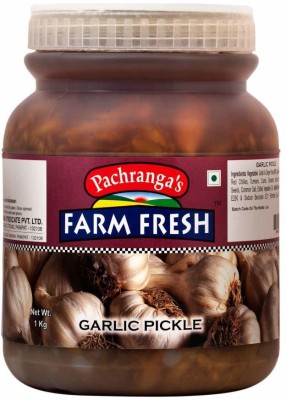 Pachranga's Farm Fresh Fresh Garlic Pickle - 1 kg Garlic Pickle(1 kg)