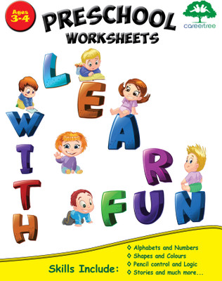 Preschool Worksheet Age 3-4 Years(Hard Bind, Careertree Education)