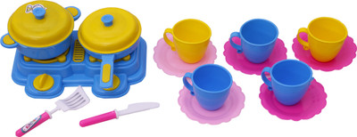 Insite cooking playtime BLUE small kitchen accessories toys set for kids
