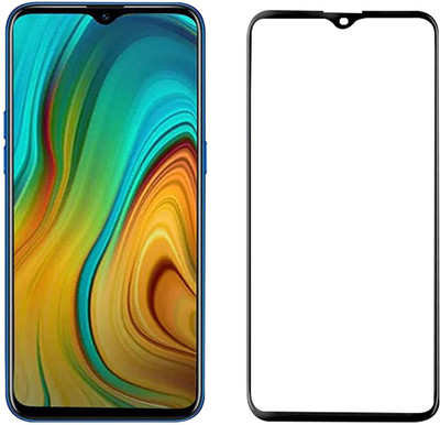 welldesign Edge To Edge Tempered Glass for REALME C3(Pack of 1)