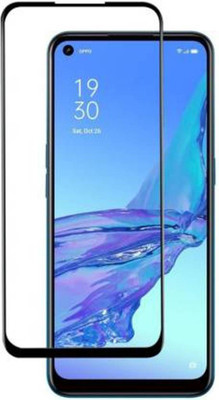 DMJHP Edge To Edge Tempered Glass for Oppo A53(Pack of 1)
