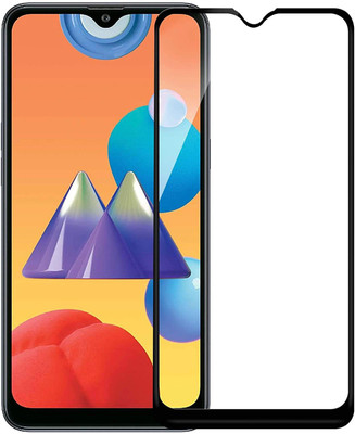HIE POWER Edge To Edge Tempered Glass for Samsung Galaxy M01s ( Pack of 2 Premium 11D 9H Full Glue)(Pack of 2)