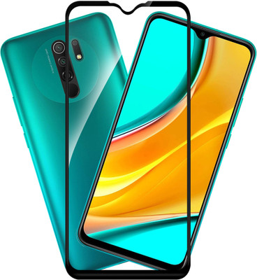 HUPSHY Edge To Edge Tempered Glass for Mi Redmi 9(Pack of 1)