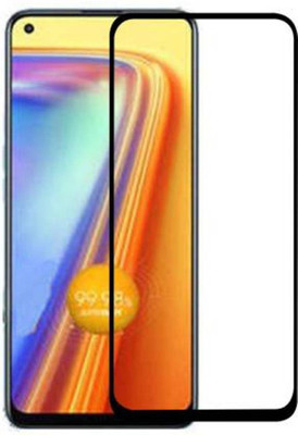 DMJHP Edge To Edge Tempered Glass for Realme 7(Pack of 1)