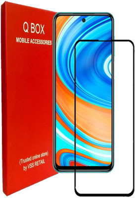 Q Box Edge To Edge Tempered Glass for Redmi note 9 pro max(Pack of 1)