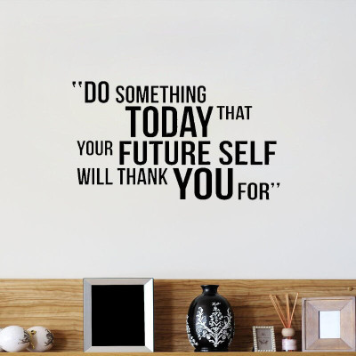 amazinghub 60 cm a...gymqoutes Self Adhesive Sticker(Pack of 1)