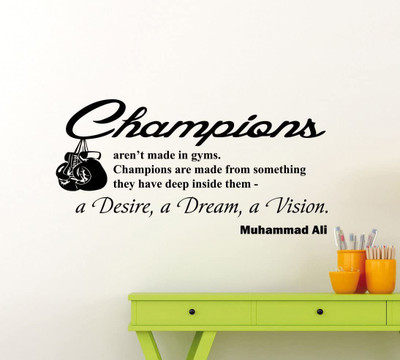 amazinghub 60 cm a...champions.. Self Adhesive Sticker(Pack of 1)