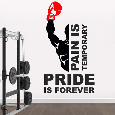 amazinghub 58 cm a...painispride Self Adhesive Sticker(Pack of 1)