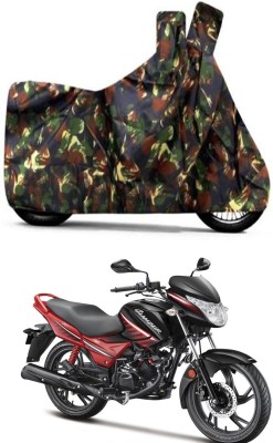 RONISH Two Wheeler Cover for Hero(Glamour i3s, Multicolor)